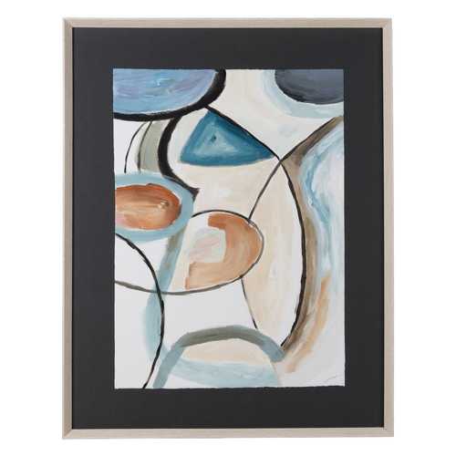 CUADRO PINTURA ABSTRACTO 82 X 104 CM