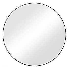 ESPEJO NEGRO ALUMINIO-CRISTAL 100 X 4 X 100 CM