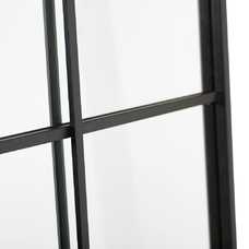 ESPEJO VENTANA METAL-CRISTAL DECORACIÓN 90 X 3 X 180 CM