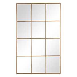 ESPEJO VENTANA ORO METAL-CRISTAL 90 X 3 X 120 CM