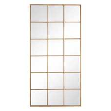 ESPEJO VENTANA ORO METAL-CRISTAL 90 X 3 X 180 CM