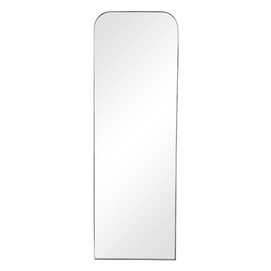 ESPEJO VESTIDOR NEGRO METAL DECORACIÓN 50 X 2,50 X 150 CM