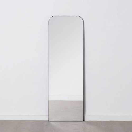 ESPEJO VESTIDOR NEGRO METAL DECORACIÓN 50 X 2,50 X 150 CM