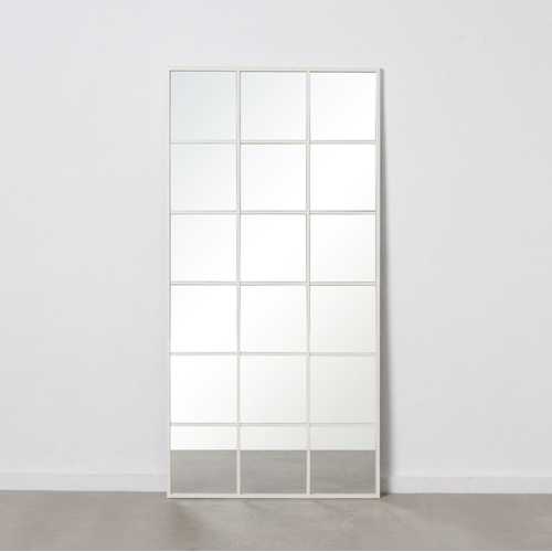 ESPEJO VENTANA BLANCO METAL-CRISTAL 90 X 3 X 180 CM