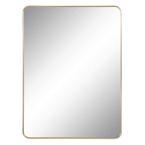 ESPEJO ORO ALUMINIO-CRISTAL DECORACIÓN 76 X 3 X 101 CM
