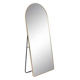 ESPEJO ORO ALUMINIO-CRISTAL DECORACIÓN 80 X 3 X 180 CM