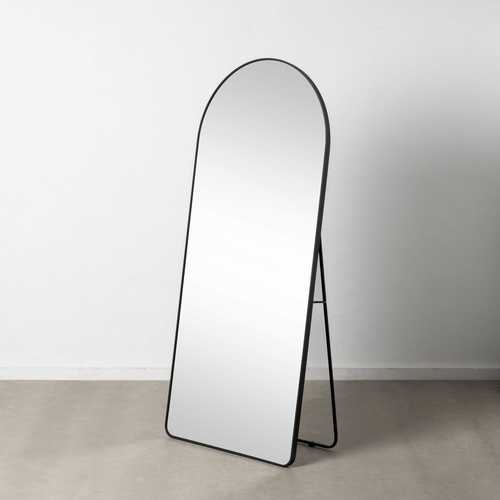 ESPEJO NEGRO ALUMINIO-CRISTAL DECORACIÓN 80 X 3 X 180 CM