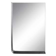 ESPEJO ESTANTE ORO-NEGRO METAL 40 X 12 X 60 CM