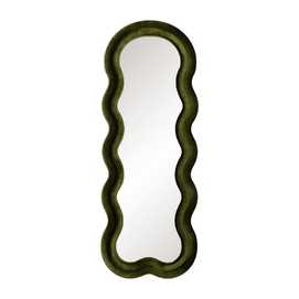 ESPEJO VERDE TEJIDO-MADERA DECORACIÓN 60 X 4 X 160 CM