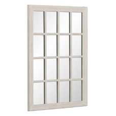 ESPEJO VENTANA BLANCO ENVEJECIDO 70 X 3,50 X 100 CM