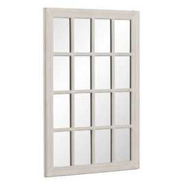 ESPEJO VENTANA BLANCO ENVEJECIDO 70 X 3,50 X 100 CM