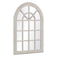 ESPEJO VENTANA BLANCO ENVEJECIDO 73,70 X 3,60 X 104 CM