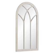 ESPEJO VENTANA BLANCO ENVEJECIDO 80 X 3,50 X 140 CM