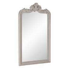 ESPEJO MARCO MARRÓN MADERA DE PINO 80 X 130 CM