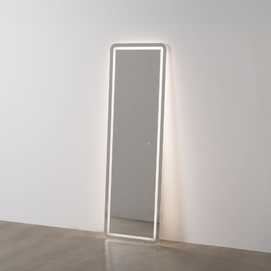 ESPEJO VESTIDOR CON LUZ LED DECORACIÓN 50 X 3 X 160 CM