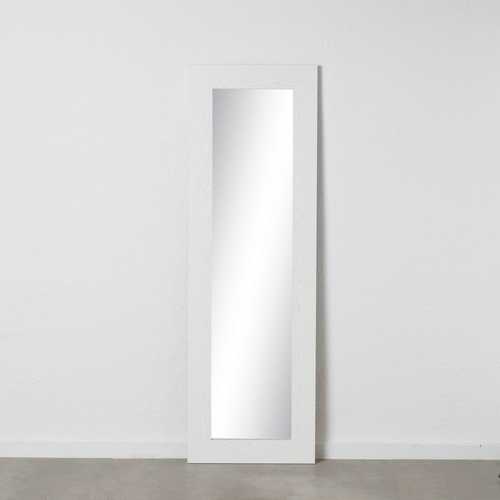 ESPEJO BLANCO MADERA DECORACIÓN 57 X 3 X 177 CM