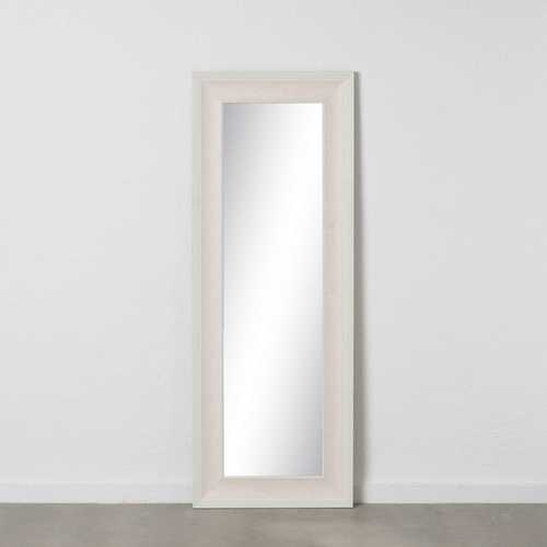 ESPEJO BLANCO-PLATA MADERA DECORACIÓN 60 X 3 X 161,50 CM