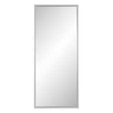 ESPEJO VESTIDOR BLANCO MADERA DECORACIÓN 70 X 4 X 170 CM