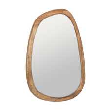 ESPEJO NATURAL MADERA DE MANGO 70 X 2,50 X 53 CM