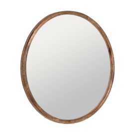 ESPEJO NATURAL MADERA DE MANGO 60 X 2,50 X 60 CM