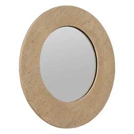 ESPEJO BEIGE MAGNESIO 80 X 3 X 80 CM