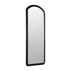 ESPEJO VESTIDOR NEGRO METAL-CRISTAL 81 X 4 X 182 CM