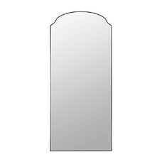 ESPEJO NEGRO METAL-CRISTAL DECORACIÓN 80 X 2 X 180 CM ESPEJO NEGRO METAL-CRISTAL DECORACIÓN 80 X 2 X 180 CM