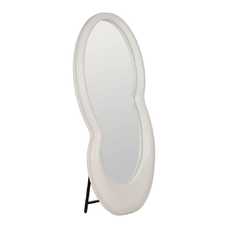 ESPEJO BLANCO PU-MDF DECORACIÓN 85 X 170 X 10 CM ESPEJO BLANCO PU-MDF DECORACIÓN 85 X 170 X 10 CM