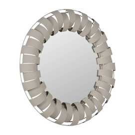 ESPEJO BLANCO METAL DECORACIÓN 87 X 7,50 X 87 CM