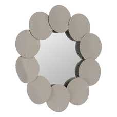 ESPEJO BLANCO METAL DECORACIÓN 60,50 X 3,50 X 60,50 CM ESPEJO BLANCO METAL DECORACIÓN 60,50 X 3,50 X 60,50 CM