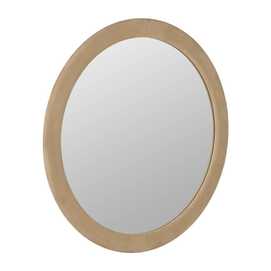 ESPEJO REDONDO BEIGE MDF-TEJIDO 120 X 4 X 120 CM