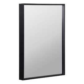 ESPEJO NEGRO ALUMINIO DECORACIÓN 30 X 40 CM