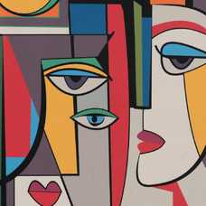 TAPIZ ABSTRACTO TEJIDO DECORACIÓN 90 X 1,70 X 120 CM