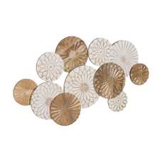 MURAL PARED BLANCO-NATURAL 100 X 3 X 60 CM