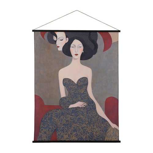 TAPIZ MUJER TEJIDO 125 X 1,70 X 160 CM