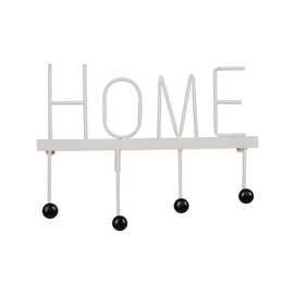 PERCHA HOME BLANCO METAL DECORACIÓN 40 X 7 X 30 CM