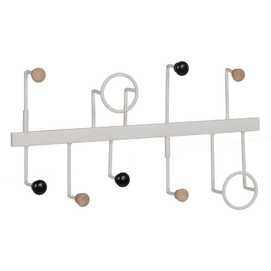 PERCHA BLANCO METAL DECORACIÓN 50 X 7 X 27 CM