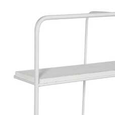 ESTANTERÍA BLANCO METAL DECORACIÓN 51 X 14 X 72 CM