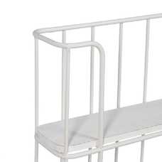 ESTANTERÍA BLANCO METAL DECORACIÓN 66,50 X 14 X 44,50 CM