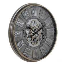RELOJ ACERO METAL DECORACIÓN 69,50 X 9 X 69,50 CM RELOJ ACERO METAL DECORACIÓN 69,50 X 9 X 69,50 CM