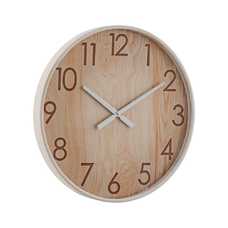 RELOJ NATURAL MADERA DECORACIÓN 60 X 60 X 5,50 CM RELOJ NATURAL MADERA DECORACIÓN 60 X 60 X 5,50 CM