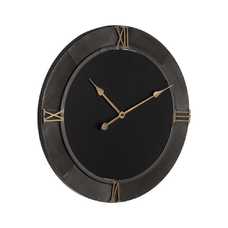 RELOJ PARED NEGRO DM-METAL 61 X 2,50 X 61 CM RELOJ PARED NEGRO DM-METAL 61 X 2,50 X 61 CM