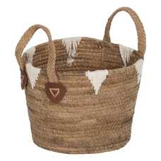 S/3 CESTOS NATURAL-BLANCO 21 X 21 X 15 CM S/3 CESTOS NATURAL-BLANCO 21 X 21 X 15 CM