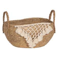 S/3 CESTOS NATURAL-BLANCO 25 X 25 X 19 CM S/3 CESTOS NATURAL-BLANCO 25 X 25 X 19 CM