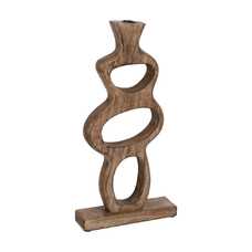 S/2 CANDELABRO NATURAL MADERA DE MANGO 20 X 6,50 X 41 CM S/2 CANDELABRO NATURAL MADERA DE MANGO 20 X 6,50 X 41 CM