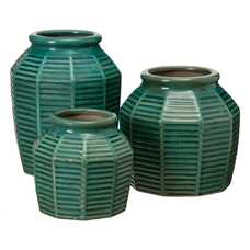 MACETERO AZUL INTENSO CERÁMICA 19,50 X 19,50 X 18,50 CM MACETERO AZUL INTENSO CERÁMICA 19,50 X 19,50 X 18,50 CM