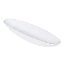 CENTRO MESA BLANCO CERÁMICA DECORACIÓN 39,50 X 10,50 X 5 CM