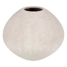 JARRÓN ARENA CREMA CERÁMICA DECORACIÓN 31 X 31 X 23 CM JARRÓN ARENA CREMA CERÁMICA DECORACIÓN 31 X 31 X 23 CM