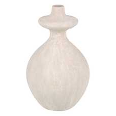 JARRÓN ARENA CREMA CERÁMICA DECORACIÓN 21 X 21 X 38 CM JARRÓN ARENA CREMA CERÁMICA DECORACIÓN 21 X 21 X 38 CM