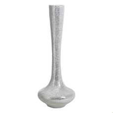 JARRÓN BLANCO FIBRA DE VIDRIO DECORACIÓN 54 X 54 X 154 CM JARRÓN BLANCO FIBRA DE VIDRIO DECORACIÓN 54 X 54 X 154 CM